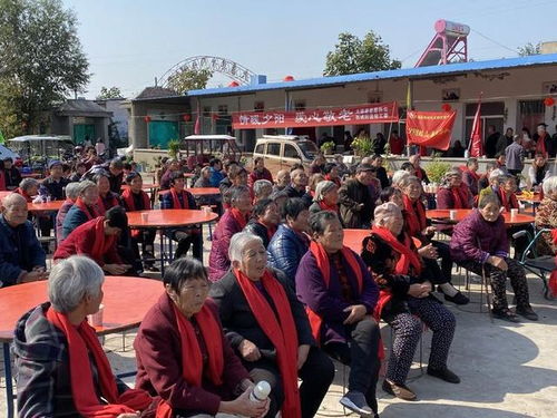 重陽節前夕 社會各界人士與大荔幸福福利院老人歡天喜地過節日